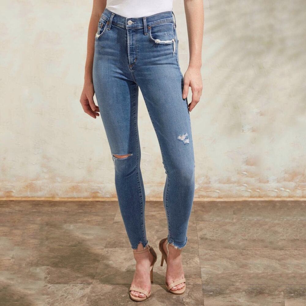 AGOLDE Sophie Skinny Ankle Jean in Pentacle Size 27